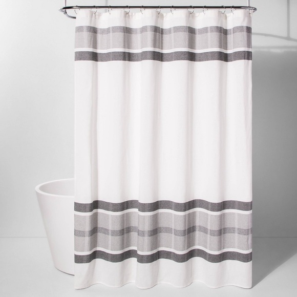 Project 62 Bath Project 62 Shower Curtains Gray And White New